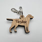 Personalised Labrador Keyring - Labrador - Lab keyring - Birthday Gift - Gundog - Keychain - Christmas - dog tag - personalised dog tag