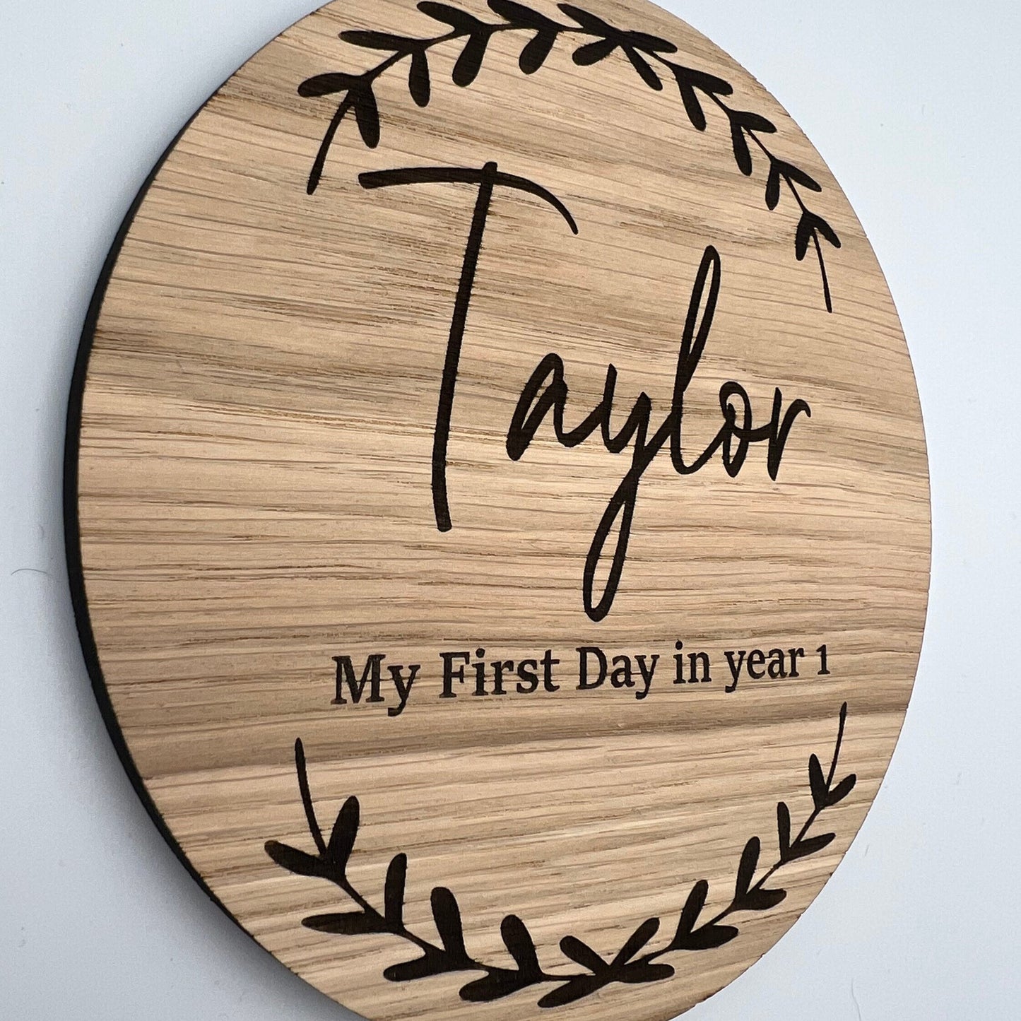 Personalised First Day of School - Name Plaque - Starting School - Back to School - Nursery - Photo prop Memory - School Keepsake