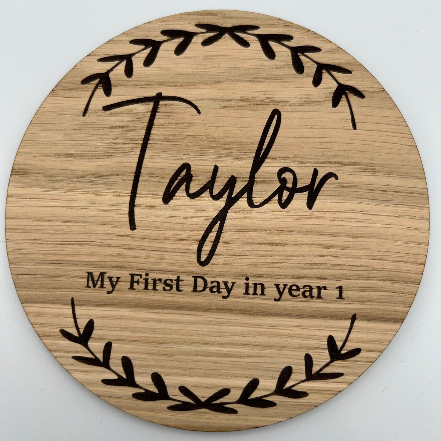 Personalised First Day of School - Name Plaque - Starting School - Back to School - Nursery - Photo prop Memory - School Keepsake