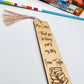 Wooden Bookmark - Teacher Bookmark - Thank you gift - Bookmark Gift - End of Term Gift - Personalised Gift - Teacher Gift