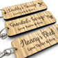 Personalised Keyrings - Grandads Shed, Daddys Garage, Nanny’s Shed, Mummy’s Room - birthday gift - Christmas Gift - personalised gift