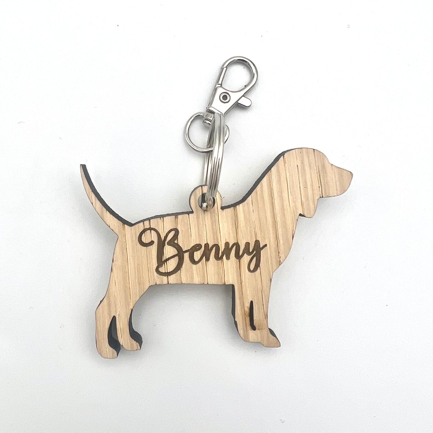 Personalised Beagle Keyring - Birthday Gift - Birthday present - Keychain - Christmas - dog tag - personalised dog tag - Beagle Dog
