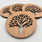 Tree Coasters - Table Mats - Coffee Coasters - Table Coasters - Drink coasters - Wooden Coasters -birthday gift - Set of Coasters - Nature