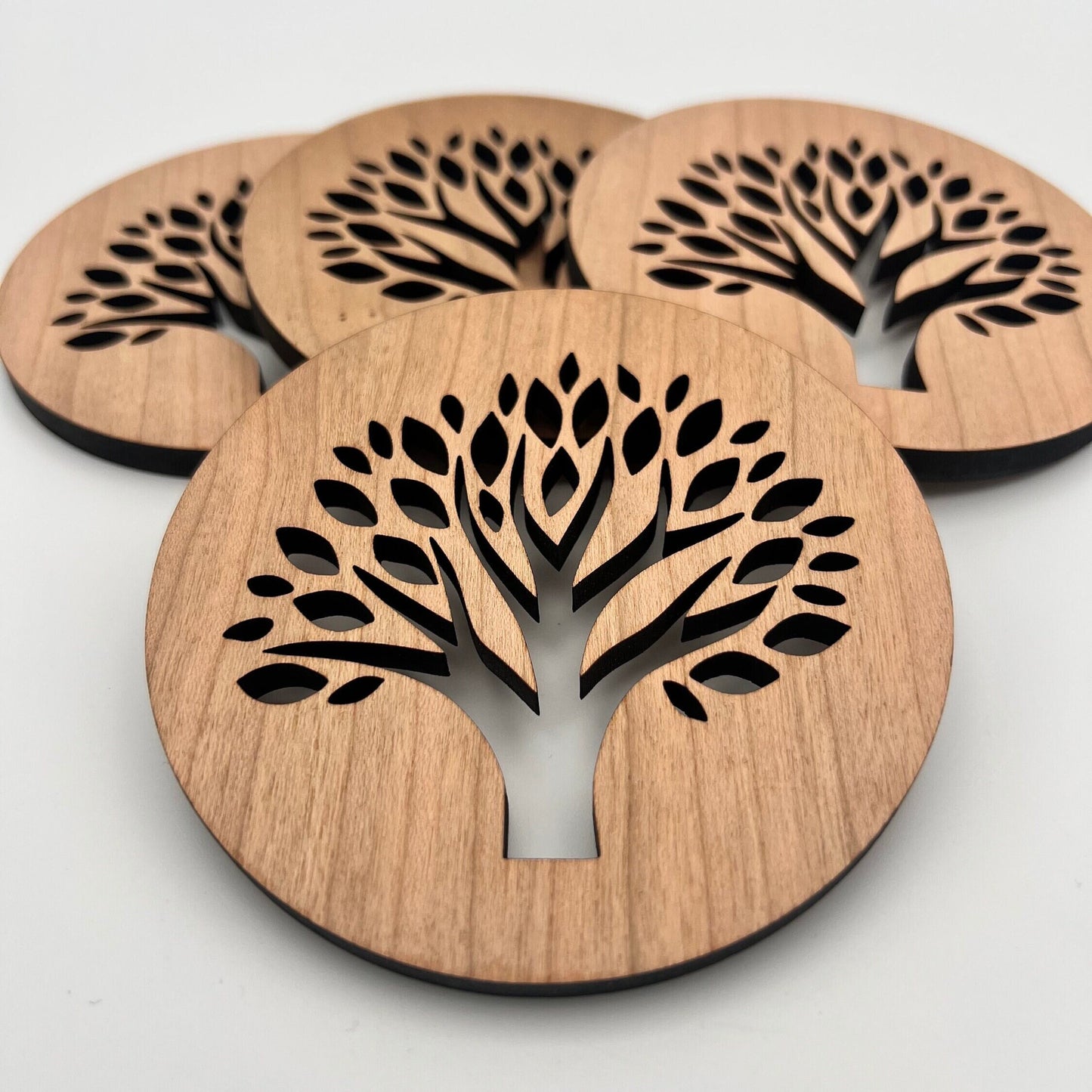 Tree Coasters - Table Mats - Coffee Coasters - Table Coasters - Drink coasters - Wooden Coasters -birthday gift - Set of Coasters - Nature