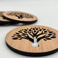 Tree Coasters - Table Mats - Coffee Coasters - Table Coasters - Drink coasters - Wooden Coasters -birthday gift - Set of Coasters - Nature