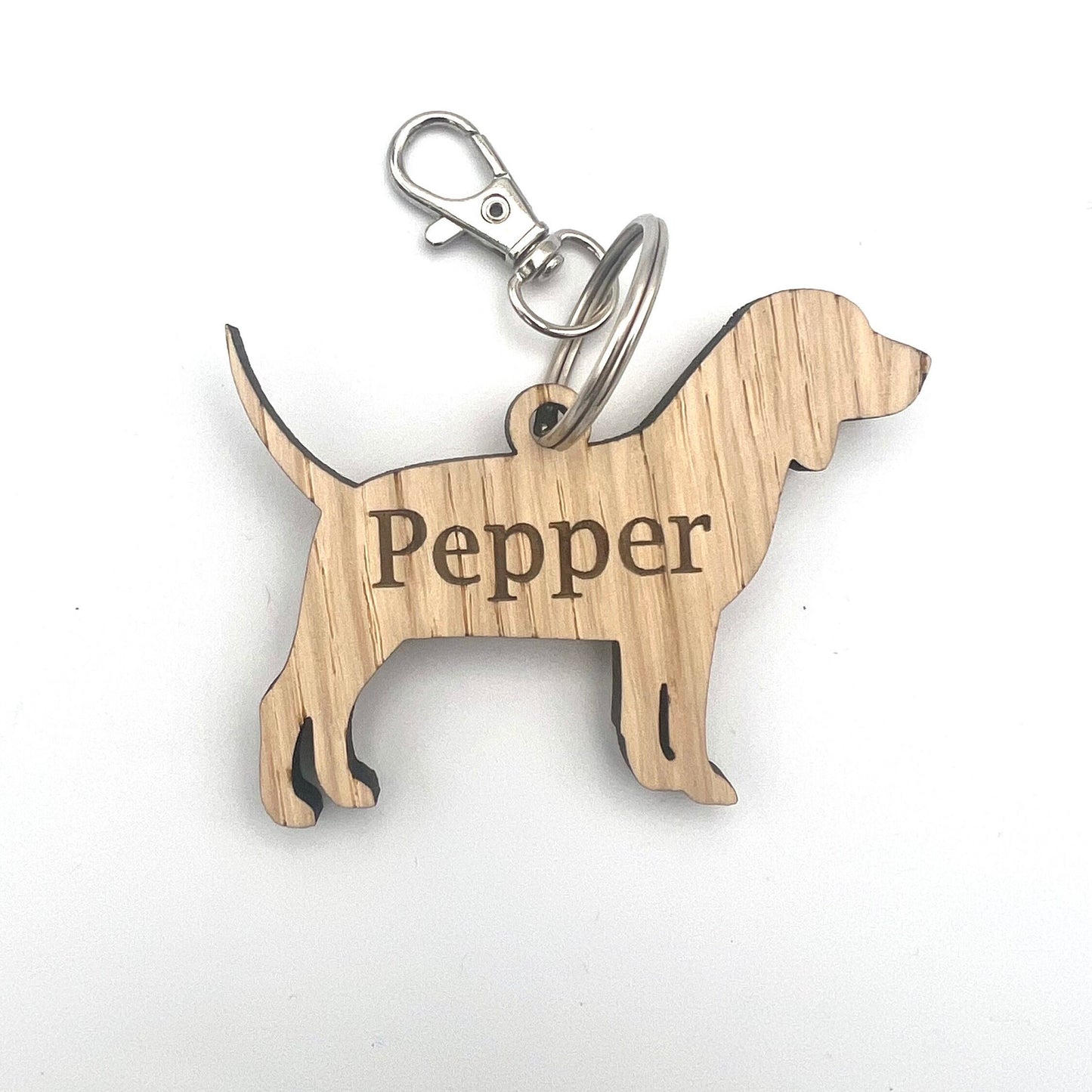 Personalised Beagle Keyring - Birthday Gift - Birthday present - Keychain - Christmas - dog tag - personalised dog tag - Beagle Dog