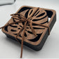 Wooden Monstera Leaf Coaster Set – Swiss Cheese Plant Coasters
