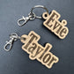 Personalised Name Keyring - Bookbag Name Tag - School Bag Keyring - Name Keychain - Back To School Keyring - Personalised Keyring - Bag Name