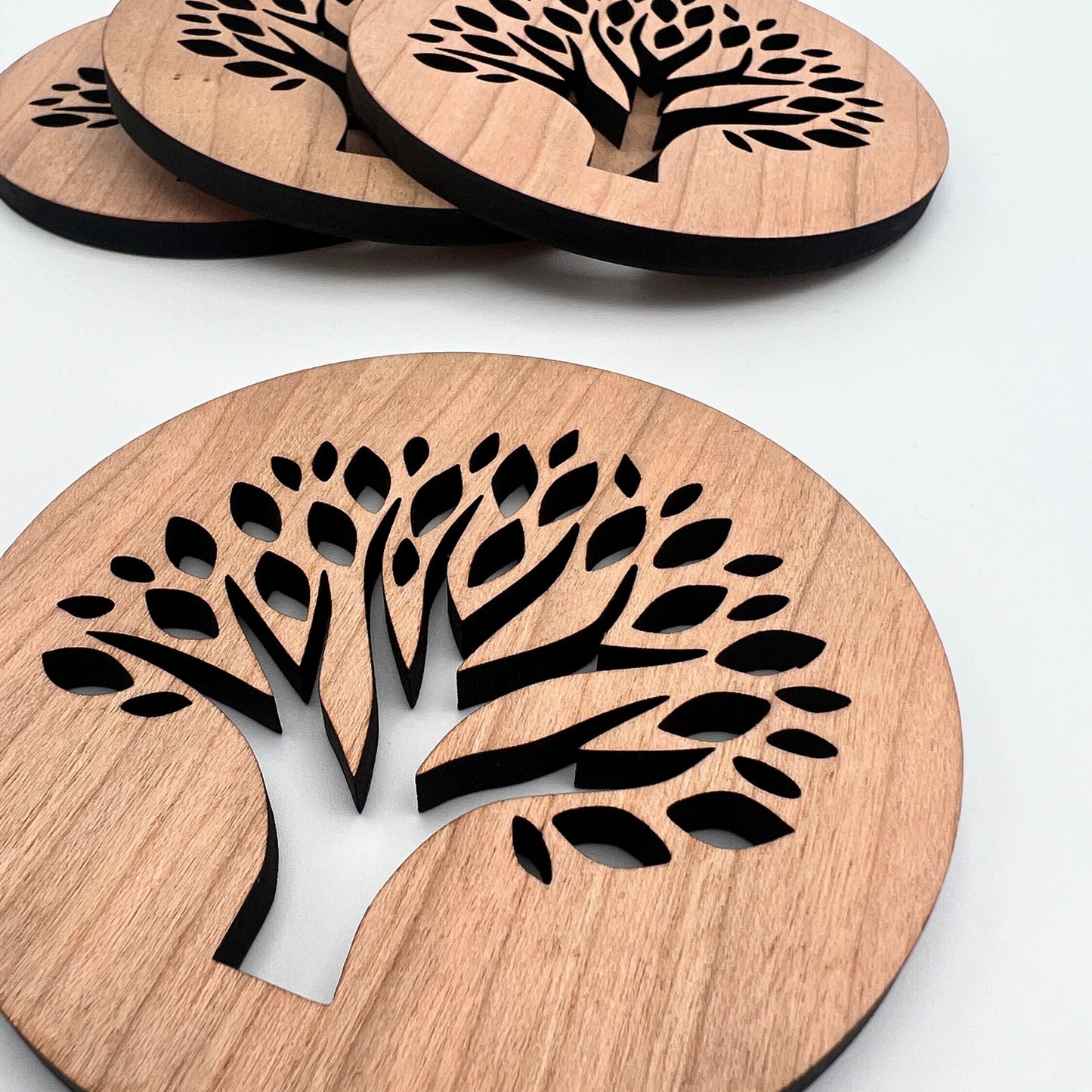 Tree Coasters - Table Mats - Coffee Coasters - Table Coasters - Drink coasters - Wooden Coasters -birthday gift - Set of Coasters - Nature