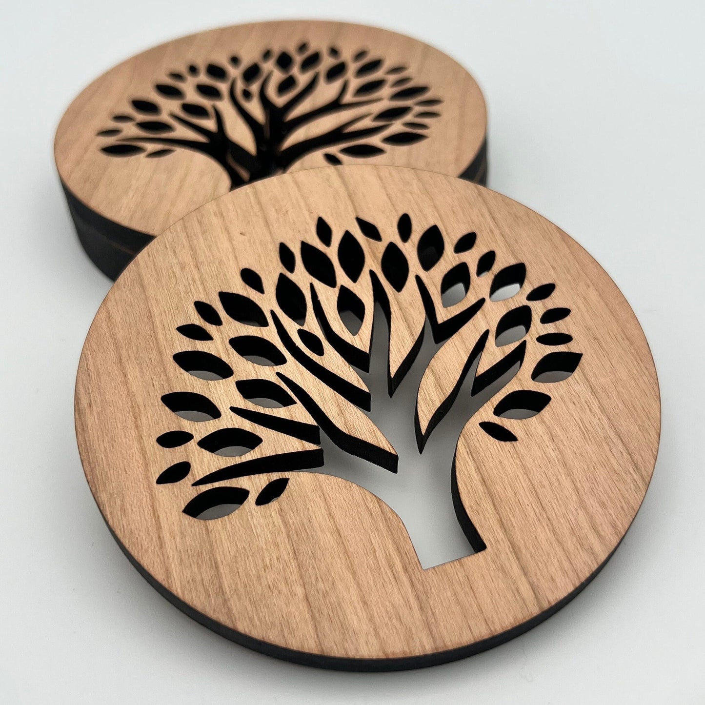 Tree Coasters - Table Mats - Coffee Coasters - Table Coasters - Drink coasters - Wooden Coasters -birthday gift - Set of Coasters - Nature