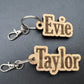 Personalised Name Keyring - Bookbag Name Tag - School Bag Keyring - Name Keychain - Back To School Keyring - Personalised Keyring - Bag Name