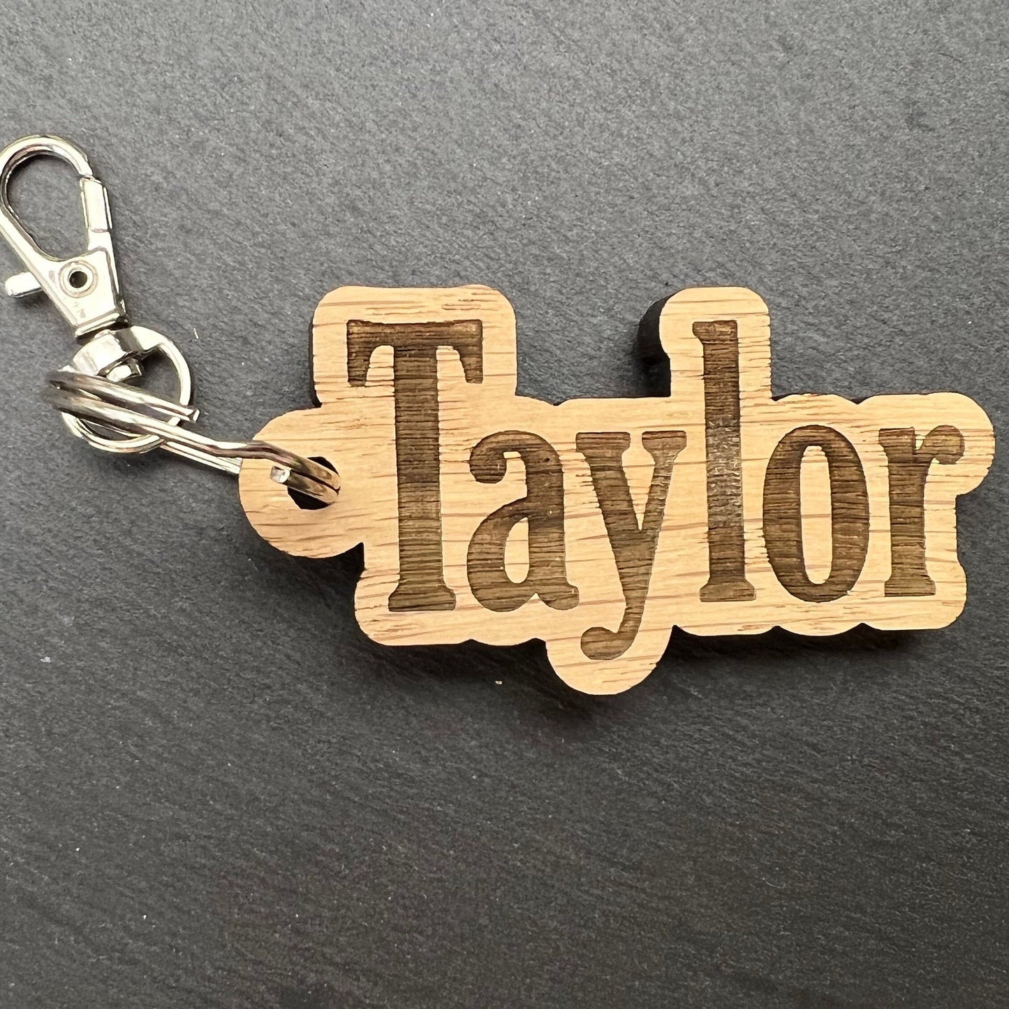 Personalised Name Keyring - Bookbag Name Tag - School Bag Keyring - Name Keychain - Back To School Keyring - Personalised Keyring - Bag Name