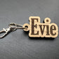 Personalised Name Keyring - Bookbag Name Tag - School Bag Keyring - Name Keychain - Back To School Keyring - Personalised Keyring - Bag Name