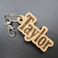 Personalised Name Keyring - Bookbag Name Tag - School Bag Keyring - Name Keychain - Back To School Keyring - Personalised Keyring - Bag Name