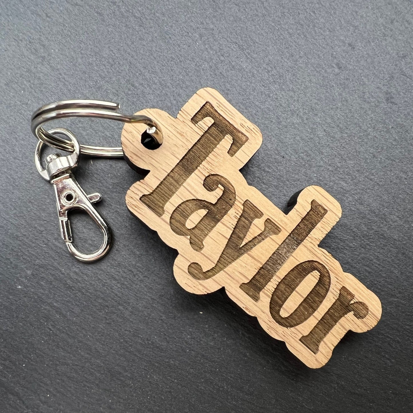 Personalised Name Keyring - Bookbag Name Tag - School Bag Keyring - Name Keychain - Back To School Keyring - Personalised Keyring - Bag Name
