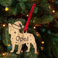 Christmas Personalised French Bulldog Christmas Tree Decoration - Frenchie Bauble - Christmas Present - Xmas Gift - Birthday Gift