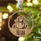 Christmas Personalised snowman Bauble Christmas Tree Decoration - Christmas Bauble - Christmas Present - Christmas decor - Gift idea