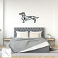 Dachshund Geometric Wall Art - Sausage Dog Wall Hanging - Decorative Weiner Dog - Wall Decor - Dog Lovers - Wall Artwork - Home Decor