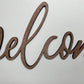 Welcome Sign - Welcome Wall Art - Wall Hanging - Decorative Welcome - Wall Decor - Home Decor - Welcome Door Decor - Home Entrance Greeting