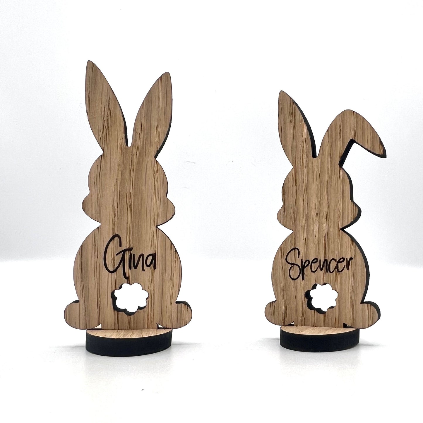 Easter Personalised Bunny Table Names - Easter Table Names - Easter Place Names - Wooden Table Name Rabbits - Easter Bunny - Easter Sunday