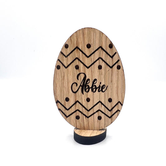 Easter Personalised Egg Table Names - Easter Table Names - Easter Place Names - Wooden Table Name Easter Eggs - Easter Egg - Easter Sunday