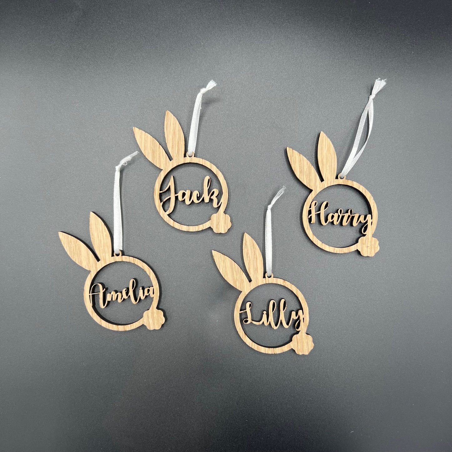 Easter Personalised Tags - Easter Name Gift Tag - Easter Bunny Tags - Wooden Tag - Easter Bunny - Easter Sunday - Easter Gift - Easter Label