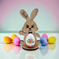 Easter Personalised Kinder Bunny - Easter Bunny Gift - Wooden Kinder Rabbit - Easter Bunny - Easter Sunday - Kinder Egg Holder - Egg Holder