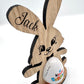 Easter Personalised Kinder Bunny - Easter Bunny Gift - Wooden Kinder Rabbit - Easter Bunny - Easter Sunday - Kinder Egg Holder - Egg Holder