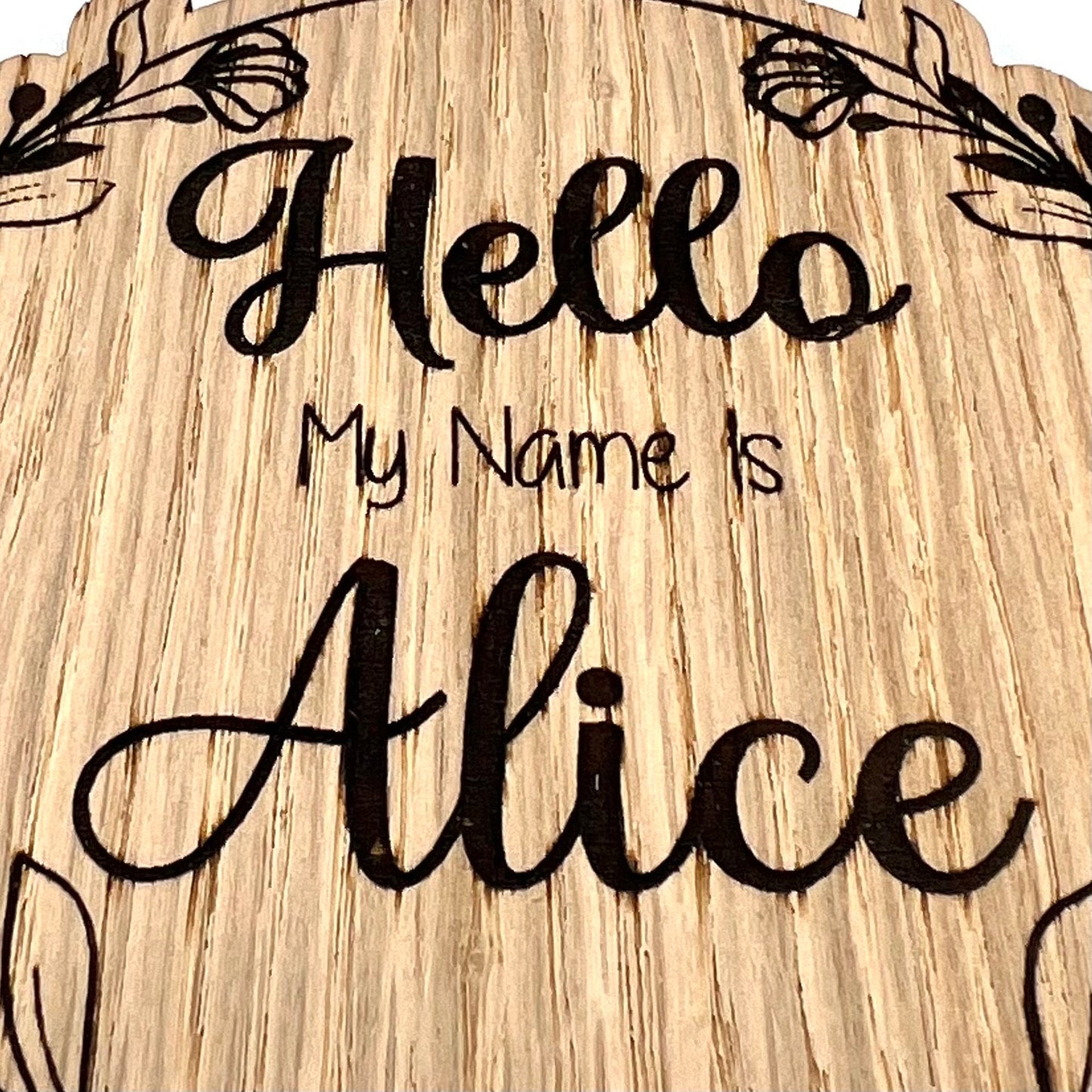 Personalised Birth Announcement Plaque - New Born Baby Name Plaque - Baby Plaque - First photo prop - Baby - Baby Name - Baby Gift