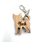 Personalised wooden Chihuahua Keyring - Chihuahua - Birthday Gift -  Keychain - Christmas - dog tag - personalised keyring - dog lover