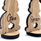 Easter Personalised Bunny Table Names - Easter Table Names - Easter Place Names - Wooden Table Name Rabbits - Easter Bunny - Easter Sunday