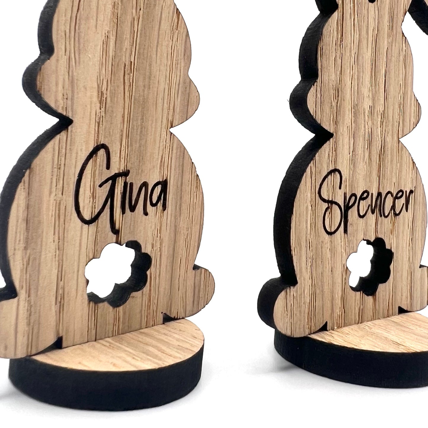 Easter Personalised Bunny Table Names - Easter Table Names - Easter Place Names - Wooden Table Name Rabbits - Easter Bunny - Easter Sunday