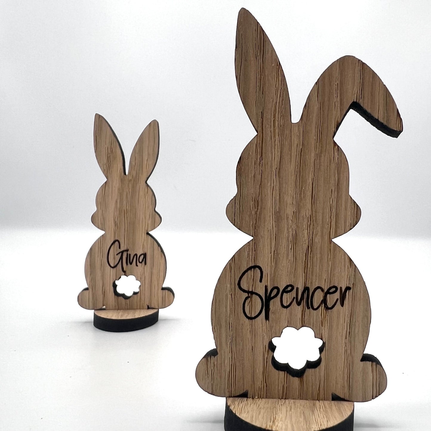 Easter Personalised Bunny Table Names - Easter Table Names - Easter Place Names - Wooden Table Name Rabbits - Easter Bunny - Easter Sunday