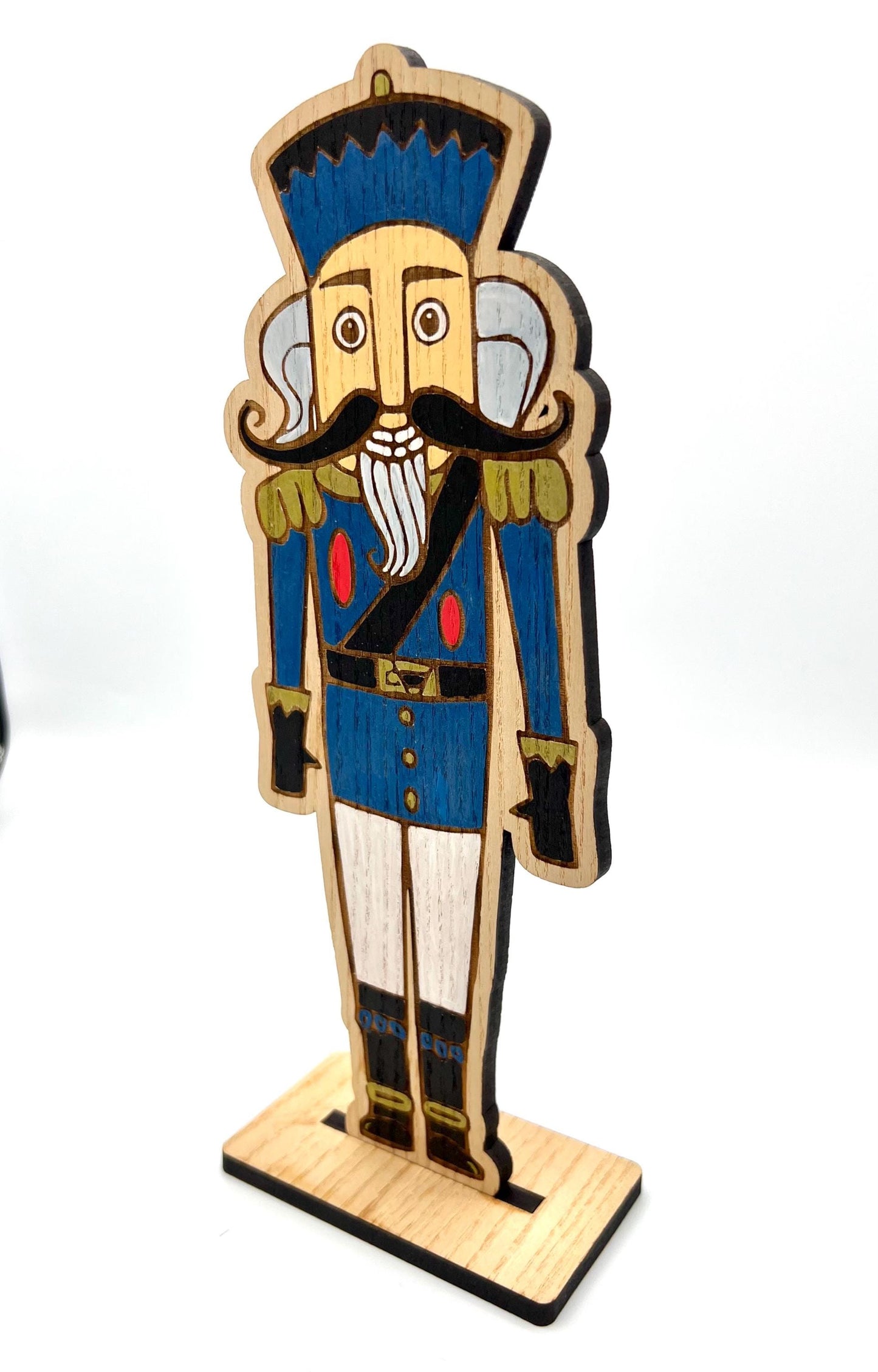Wooden Nutcracker Ornaments - Christmas Decorations - holiday decoration - Christmas Nucrackers - Xmas Decor - Hand Painted Wooden Decor