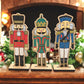 Wooden Nutcracker Ornaments - Christmas Decorations - holiday decoration - Christmas Nucrackers - Xmas Decor - Hand Painted Wooden Decor