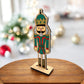 Wooden Nutcracker Ornaments - Christmas Decorations - holiday decoration - Christmas Nucrackers - Xmas Decor - Hand Painted Wooden Decor
