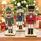 Wooden Nutcracker Ornaments - Christmas Decorations - holiday decoration - Christmas Nucrackers - Xmas Decor - Hand Painted Wooden Decor