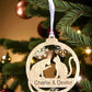 Personalised Cat Christmas Tree Decoration - Cat Kitten Bauble - Christmas Present - Xmas Gift - Birthday Gift