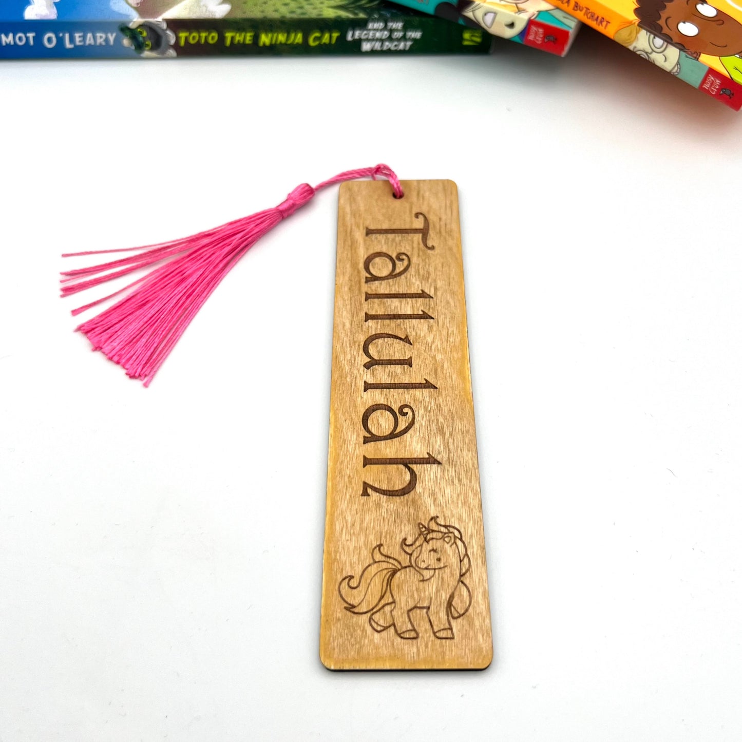 Personalised Unicorn Bookmark