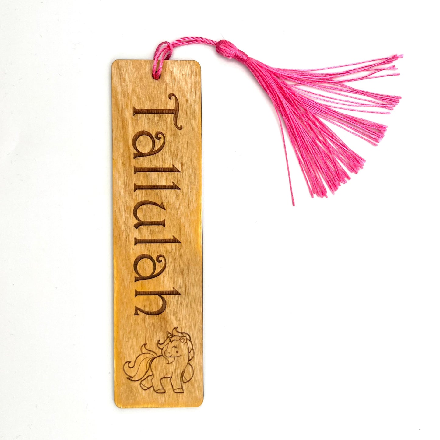 Personalised Unicorn Bookmark