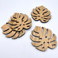Monstera Leaf Coasters
