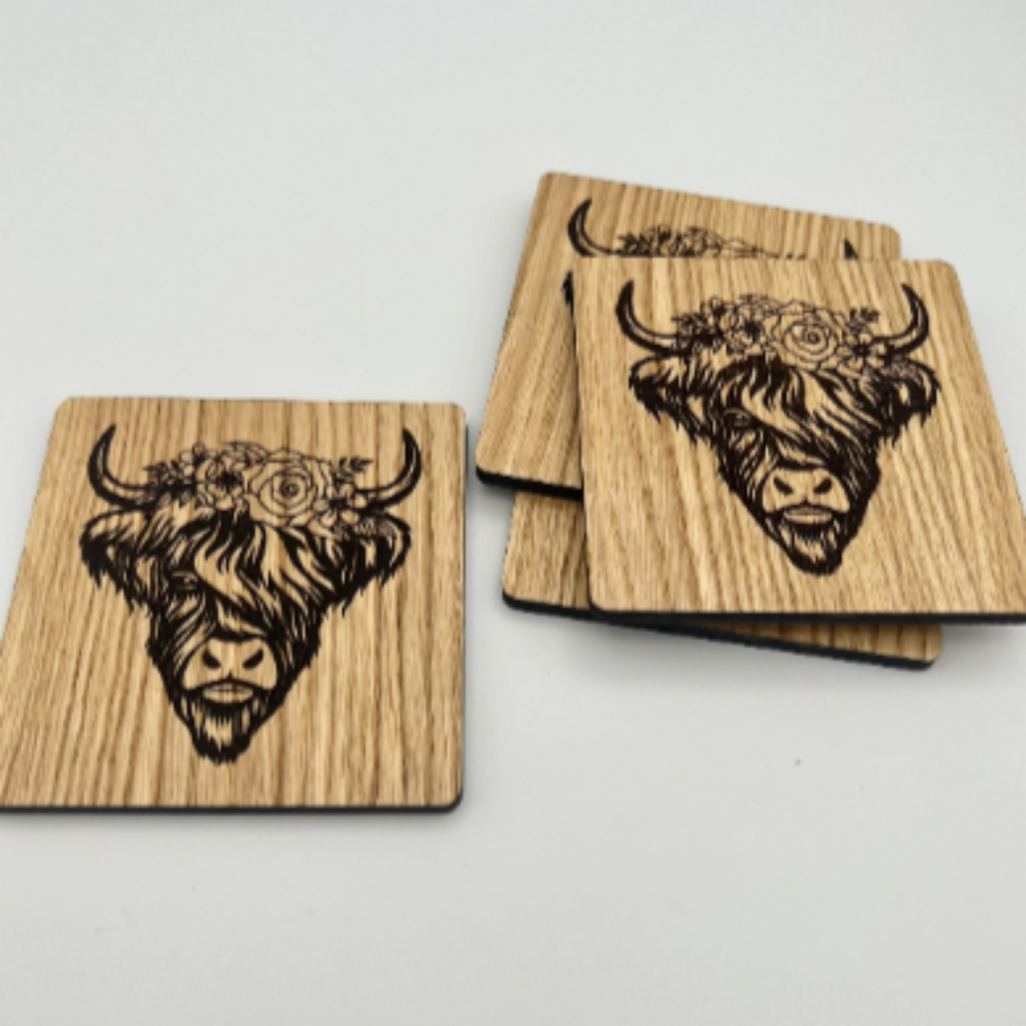 Highland Cow Coaster