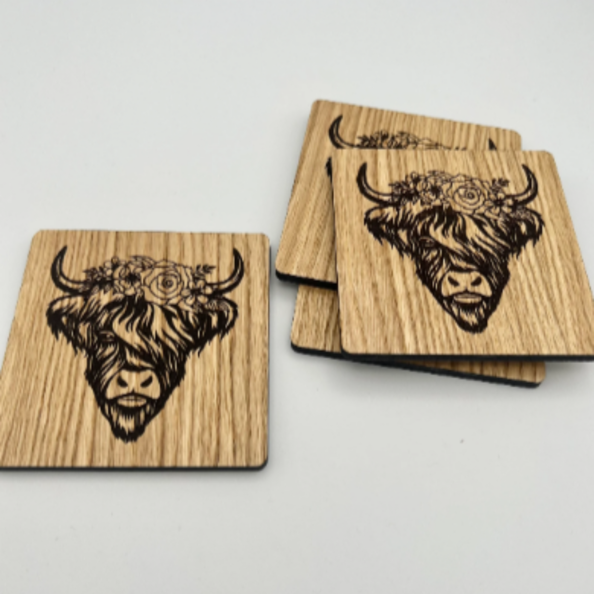 Highland Cow Coaster