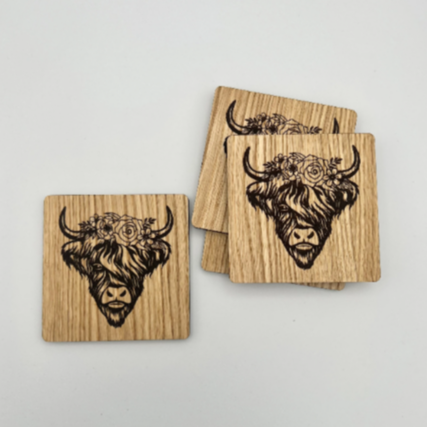 Highland Cow Coaster