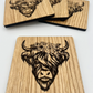 Highland Cow Coaster