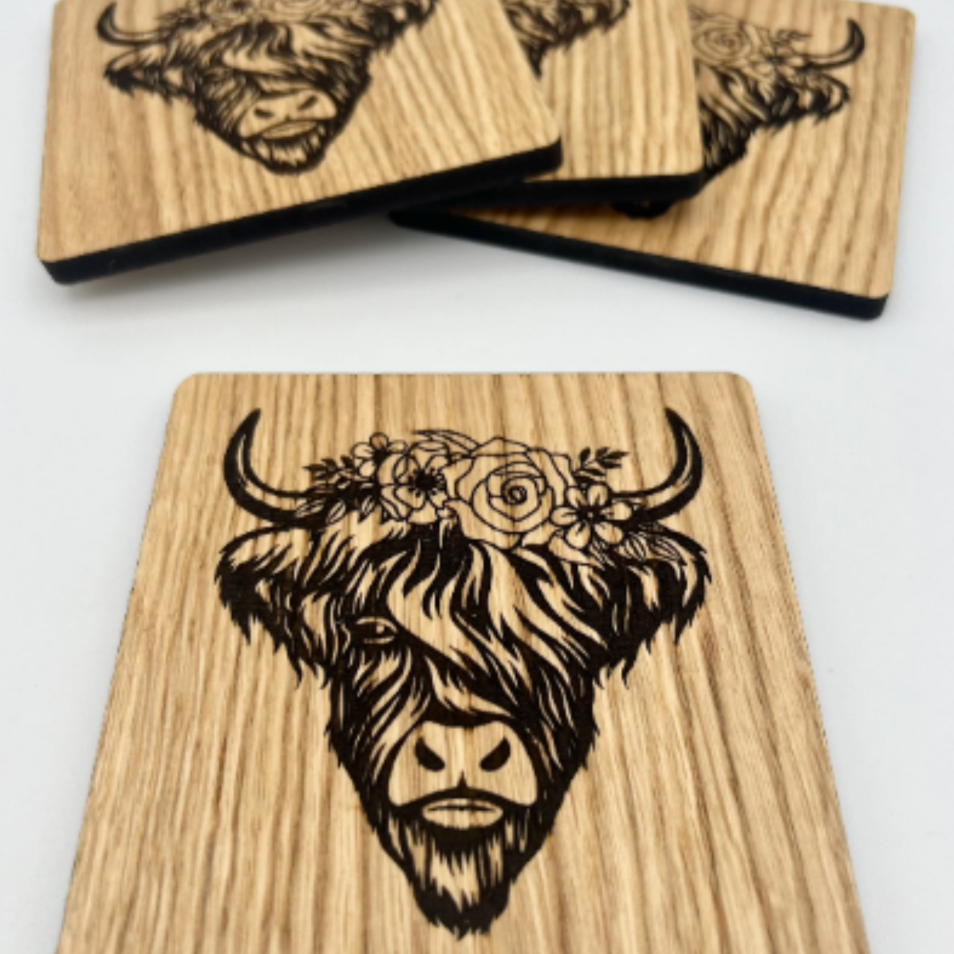 Highland Cow Coaster