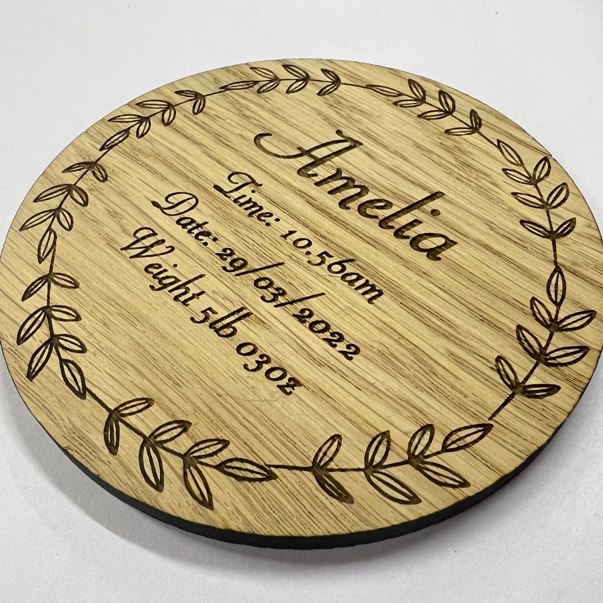 Personalised Baby Plaque 