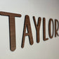 Personalised Wooden Name Sign