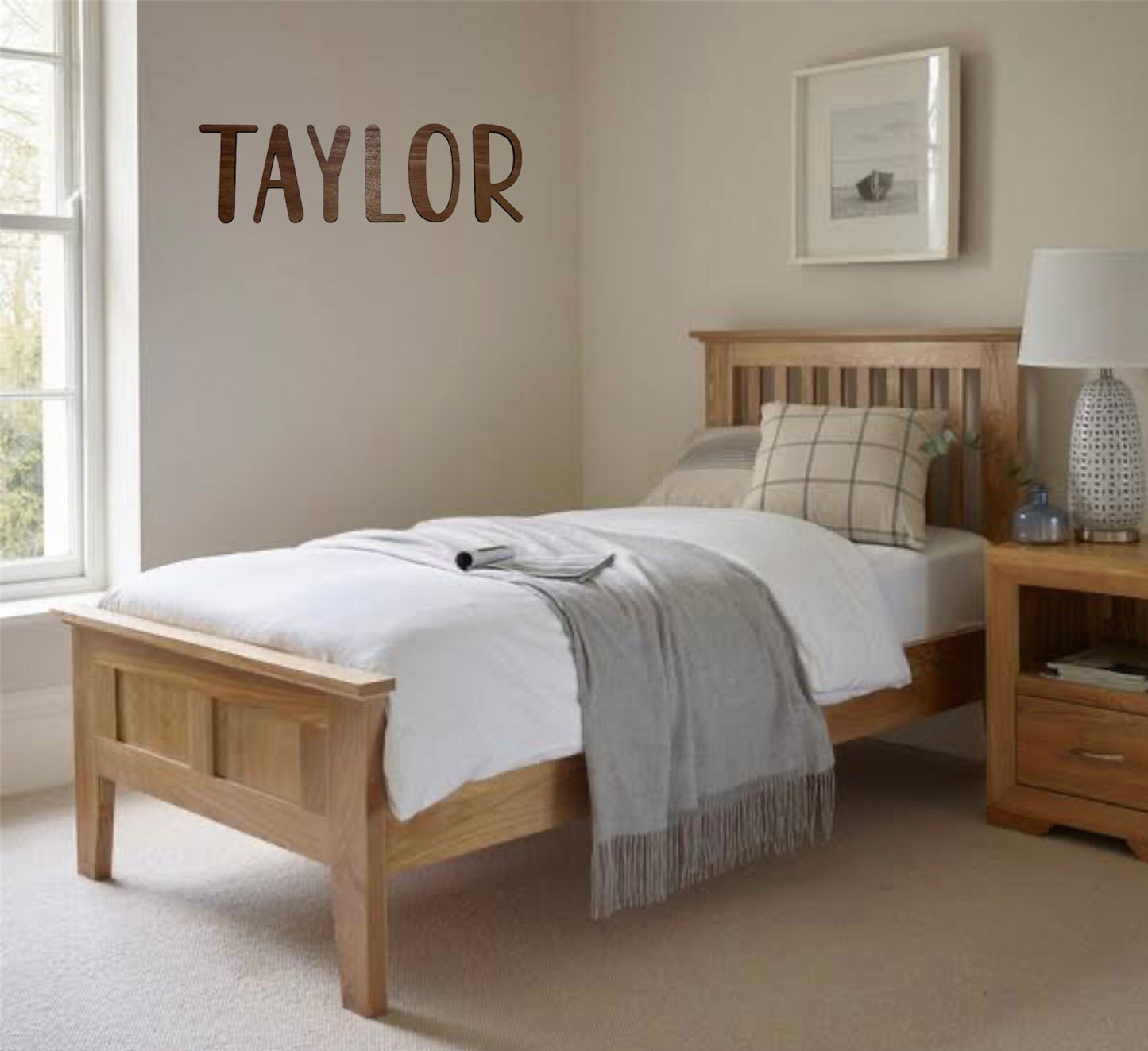 Personalised Wooden Name Sign