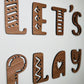 Let's Play - Play Room Wall Quote